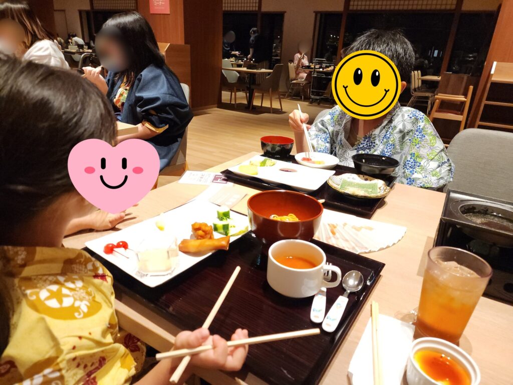 大江戸温泉物語Premium 仙台作並のバイキング会場