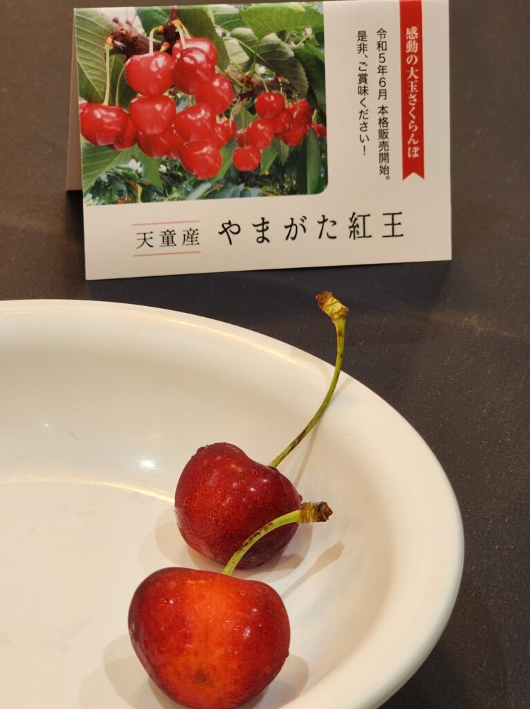 山形の高級さくらんぼ「やまがた紅王」🍒