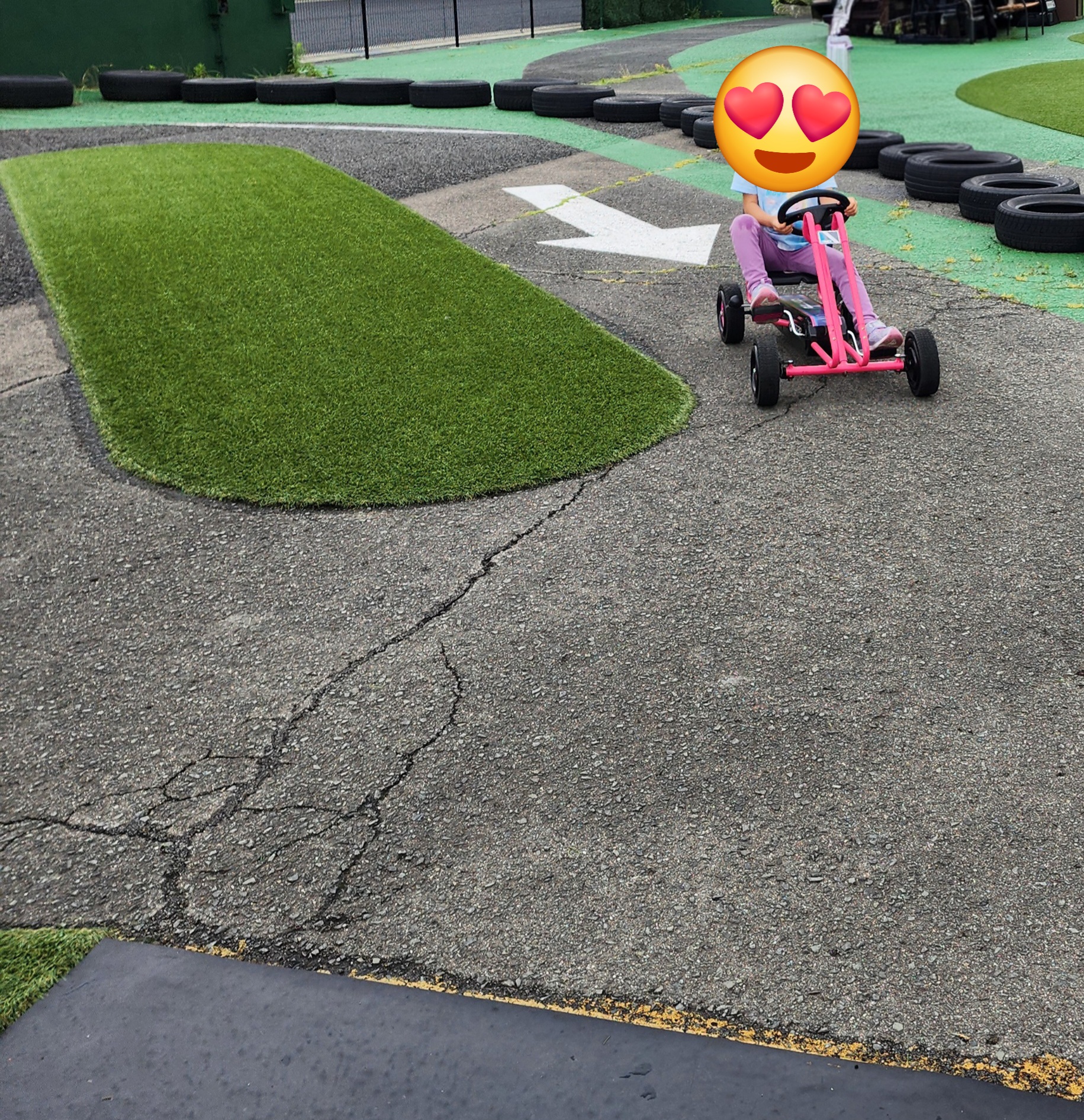 自転車型カートのサーキット🏎